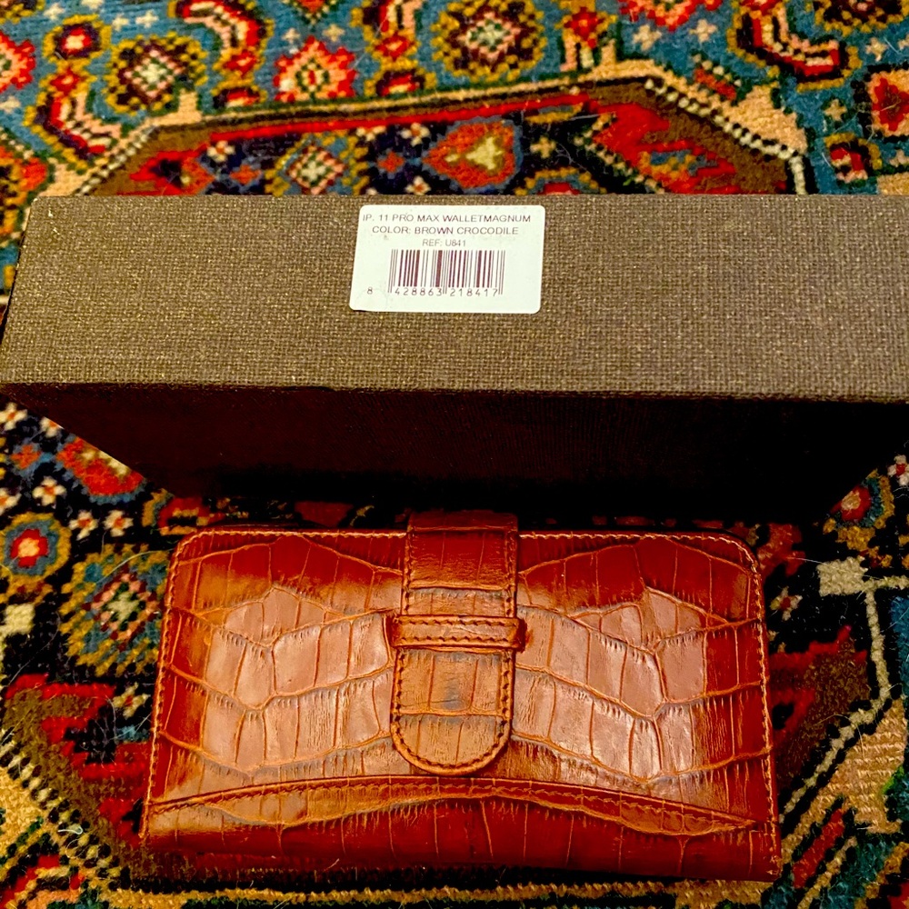 Iphone 11 proMax leather portfolio